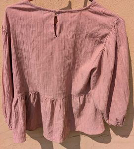 Cute Ruffled Peplum Only top