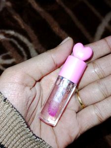 Cute Pink Heart Lip Gloss