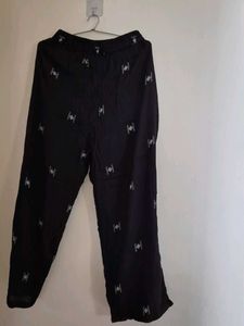 Women&#39;s Cotton Printed Black Hand-Print Kurta Set|