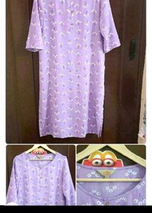 Lavender Kurta Or Kurti