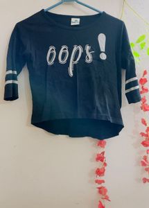Oops! GraphicCrop  Tee