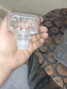 Vintage Glass Decanter Set