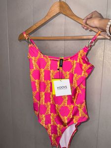 Partywear Bodysuit Top With Gold Details On Sleeve