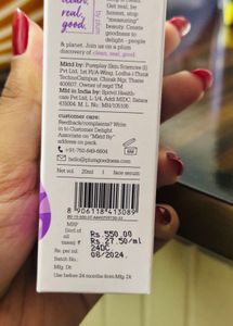 plum retinol serum and oats moisturizer