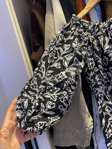 Black &amp; White Floral Dress