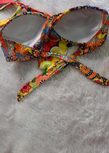 Tube Criss-cross Padded Bikini Set 👙