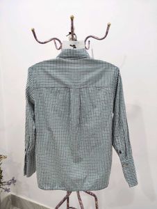 Gingham Button-Down Shirt