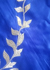 Royal Blue Stiched Dress