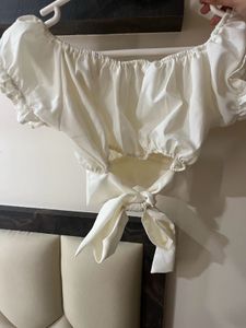 Off-Shoulder Crop Top