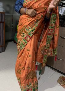saree with designer blouse