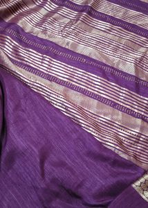 Purple Partywear Saree