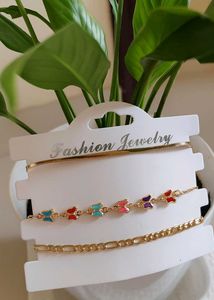 Anti Tarnish Combo Of 3 Bracelet