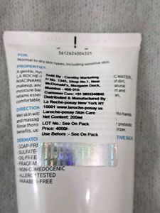 La Roche-Posay Toleriane Hydrating Facial Cleanser