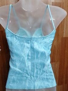 Embroidered Spaghetti Top