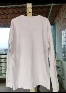 Unisex Zudio Plain White Sweatshirt