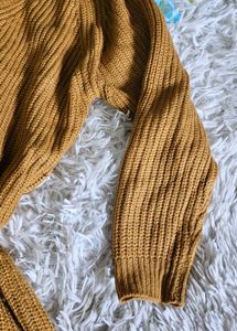 Mustard Knit Dress