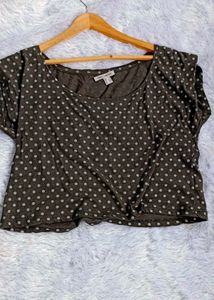 Polka Dot Crop Top