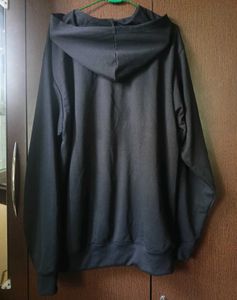Oversized Black Hoodie For Men And Women