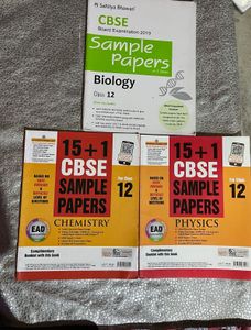 CBSE Class 12 Sample Papers - Physics, Chemistry,