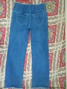 Wide Leg Denim Jeans