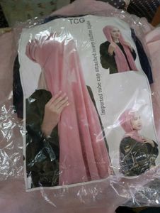 Cap Attached Heavy Chiffon