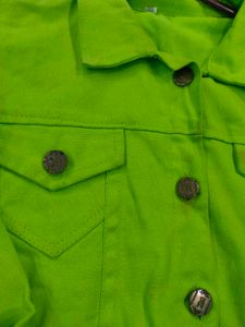 Green Denim Jacket