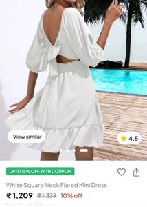 Newme Shiny Classic Mini Dress