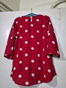 PolkaDot Top For Women