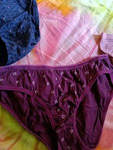 Combo Of One Bra With Three Panties