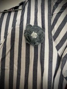 Monochrome Stripe Jumpsuit