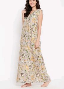 New Sleevless Cotton Nighty/Maxi