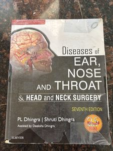 ENT & Head-Neck Surgery Book (Dhingra)