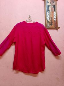 30rs Off🚚 Unused Hot Pink Shirt/Top(Women&#39;s