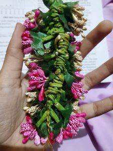 Pink Woman Trendy  Artificial Flowers Gajra