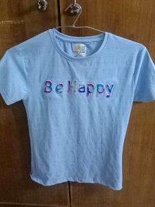 Blue Be Happy Tshirt