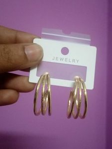 Hoop Earrings-Anti Tarnish- Office Wear Ear Rings