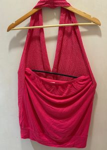 Beautiful Pink Halter Top