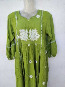 Green Kurta Set
