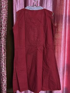 Vintage Maroon Tunic Top