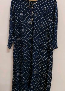 blue kurtis