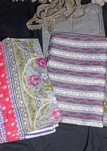 All 3⃣ Dress Material @ 650( 3 Colours :🟡 🔵  🌚)