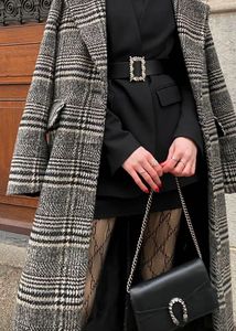 Plaid Trench Coat - Stylish Outerwear🖤🎀