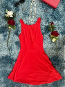 Red Skater Dress