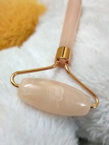 Pink Jade Rose Gold Facial Roller