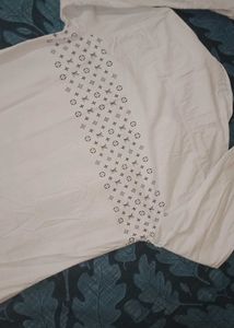 white designer men shirt