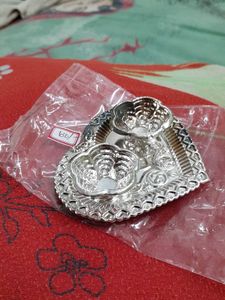 Silverplated KankavatiKumkum Haldi Set With Freebi