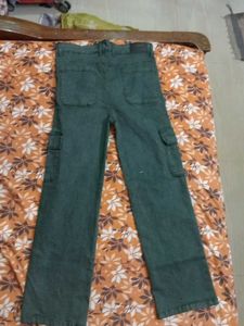 Green Cargo Jeans