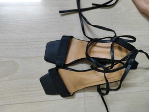 Black Strappy Heels
