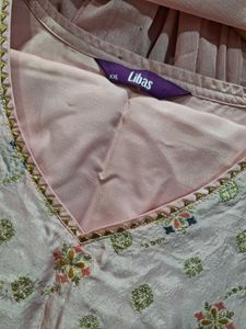 Pink Embroidered Kurta Set