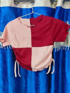 Two-Tone Crop Top